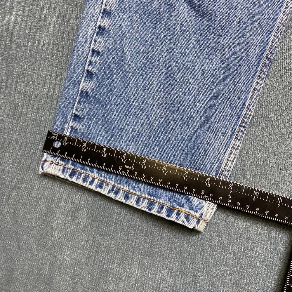 Levi's 505 Jeans Mens 36x30 Blue Denim Regular Fit All Day Comfort Straight Leg